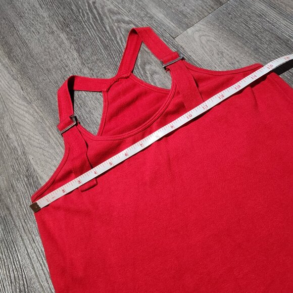 Vintage Y2K red tank top ✦ halter top with thick adjustable buckle straps - Picture 8 of 11